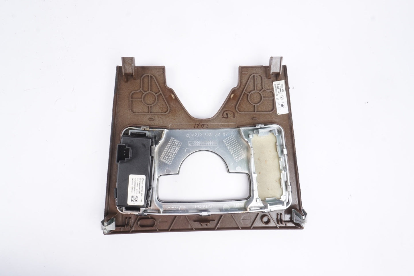 2010-2013 MERCEDES E-CLASS E350 W212 CONSOLE MULTI SWITCH BEZEL TRIM COVER OEM