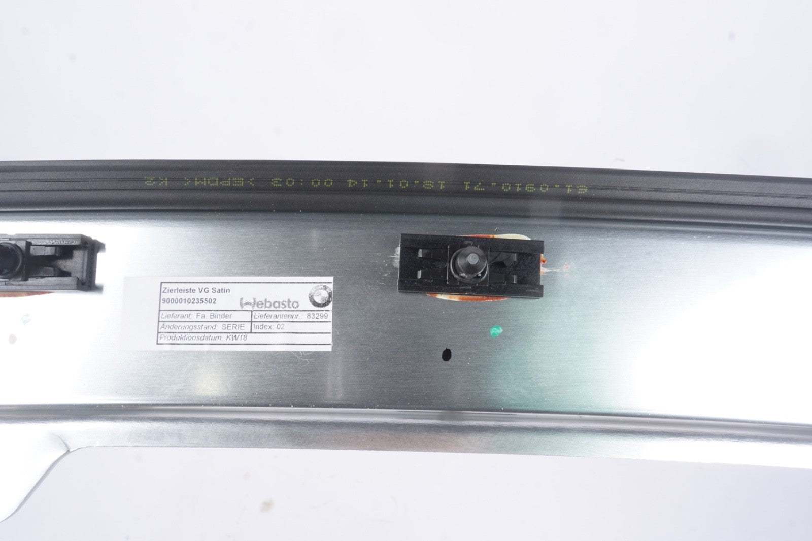 14 - 20 BMW Convertible 428i 435i 430i Cover Lid Chrome Molding Strip Trim