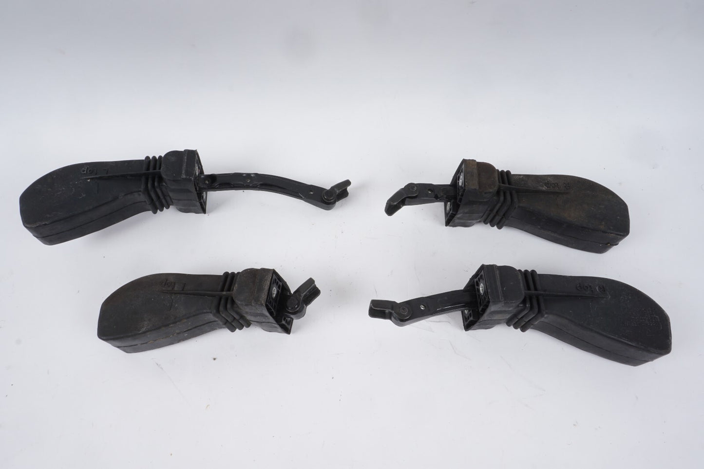 2011-2018 PORSCHE CAYENNE DOOR HINGE CHECK STRAP STOPPER SET OF 4 OEM