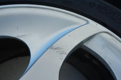 03 - 12 Mercedes R230 SL500 ALLOY WHEEL RIM 8.5Jx18 *TWO WHEEL ARE CRACKED* OEM