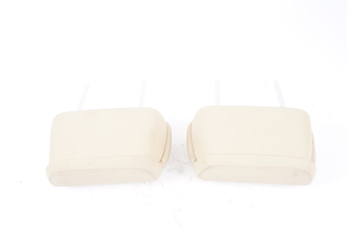2011-2017 Audi A8 A8L Rear Left & Right Headrest Head Rest Set BEIGE PAIR
