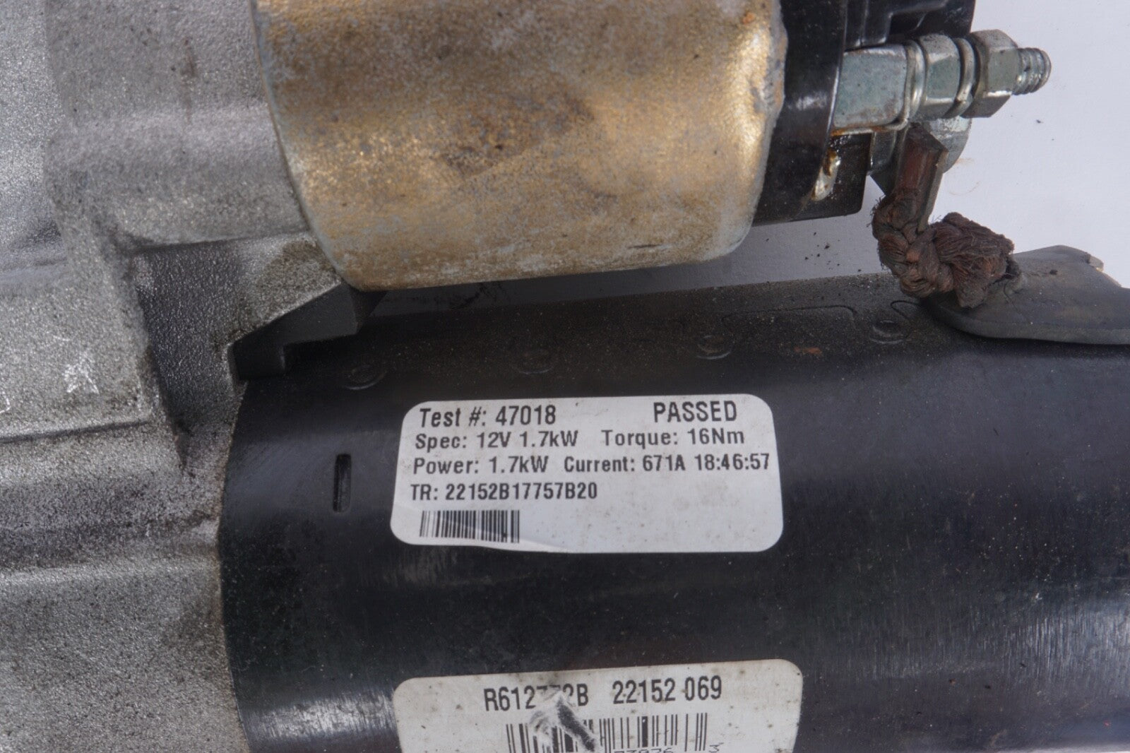 2003 - 2006 OEM Mercedes R230 SL500 SL55 Engine Starter Motor Assembly
