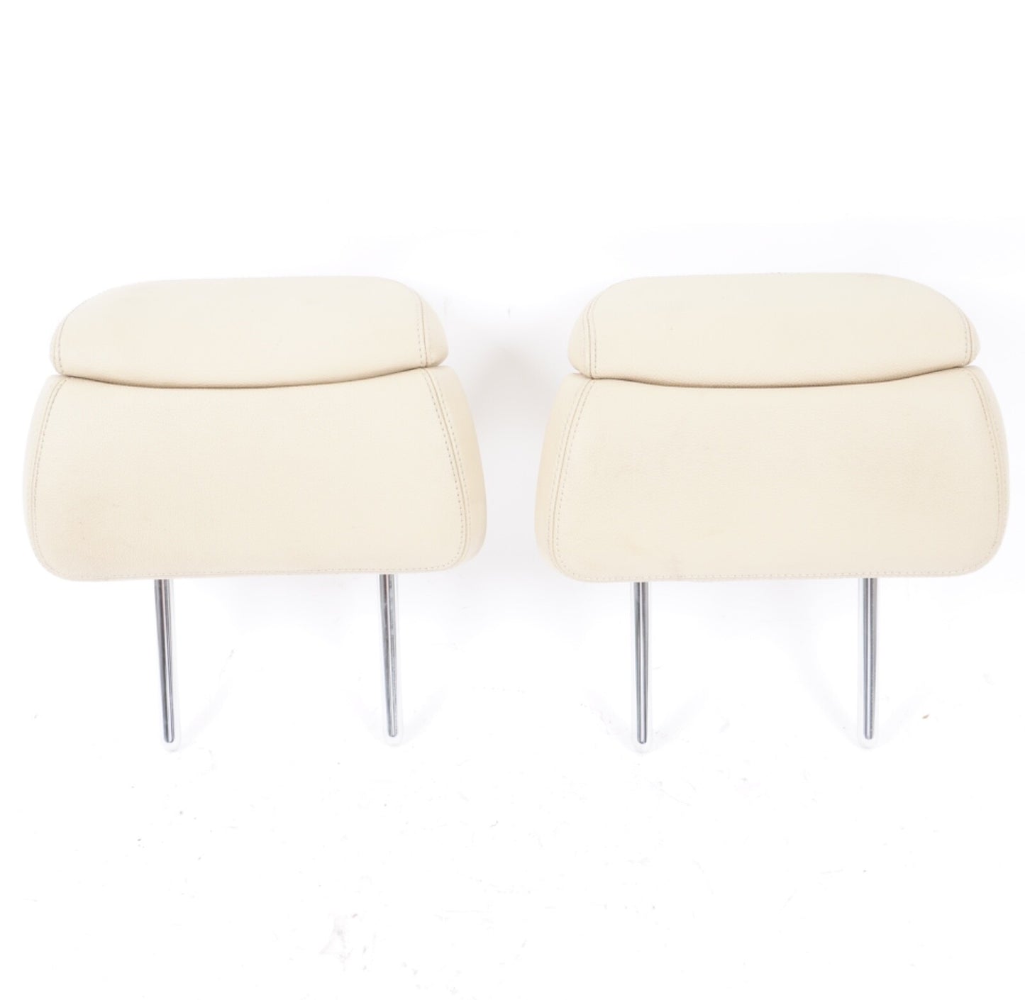 2011-2017 Audi A8 A8L Rear Left & Right Headrest Head Rest Set BEIGE PAIR