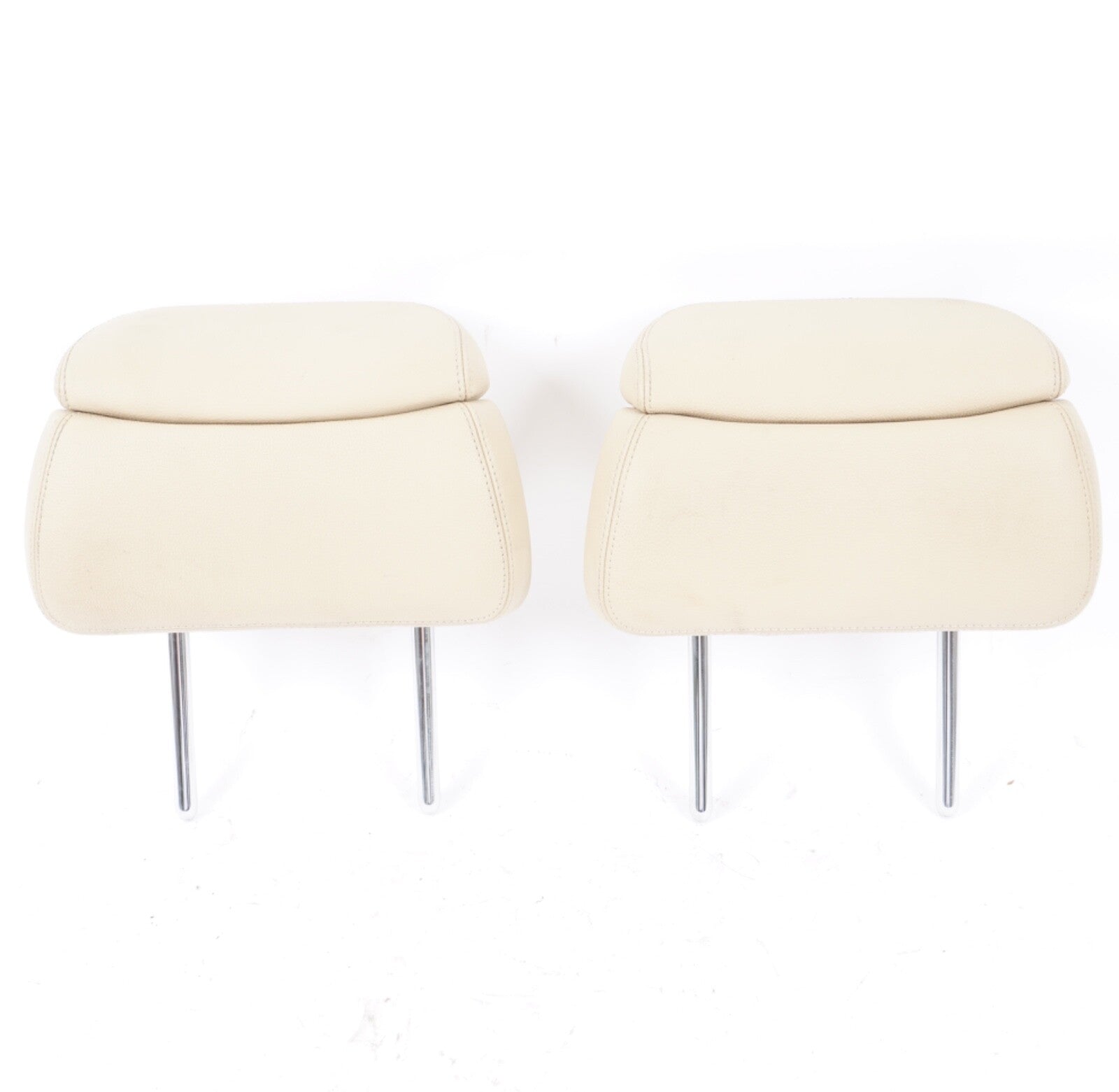 2011-2017 Audi A8 A8L Rear Left & Right Headrest Head Rest Set BEIGE PAIR