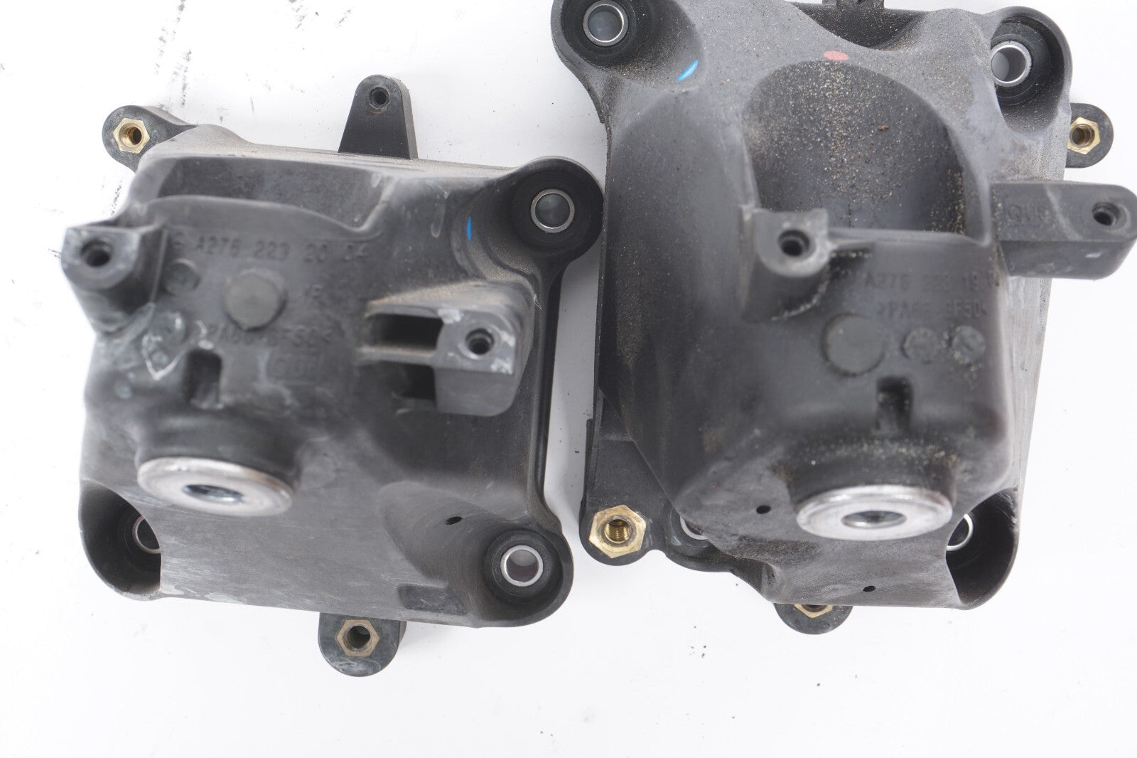 14-17 Mercedes S550e W222 3.0L Engine Mount Bracket Left & Right OEM