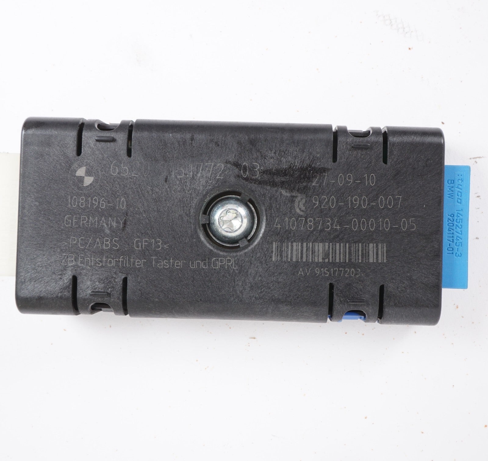 2010-2017 BMW 550I GT F07 Antenna Suppression Filter 6520.9151772 OEM