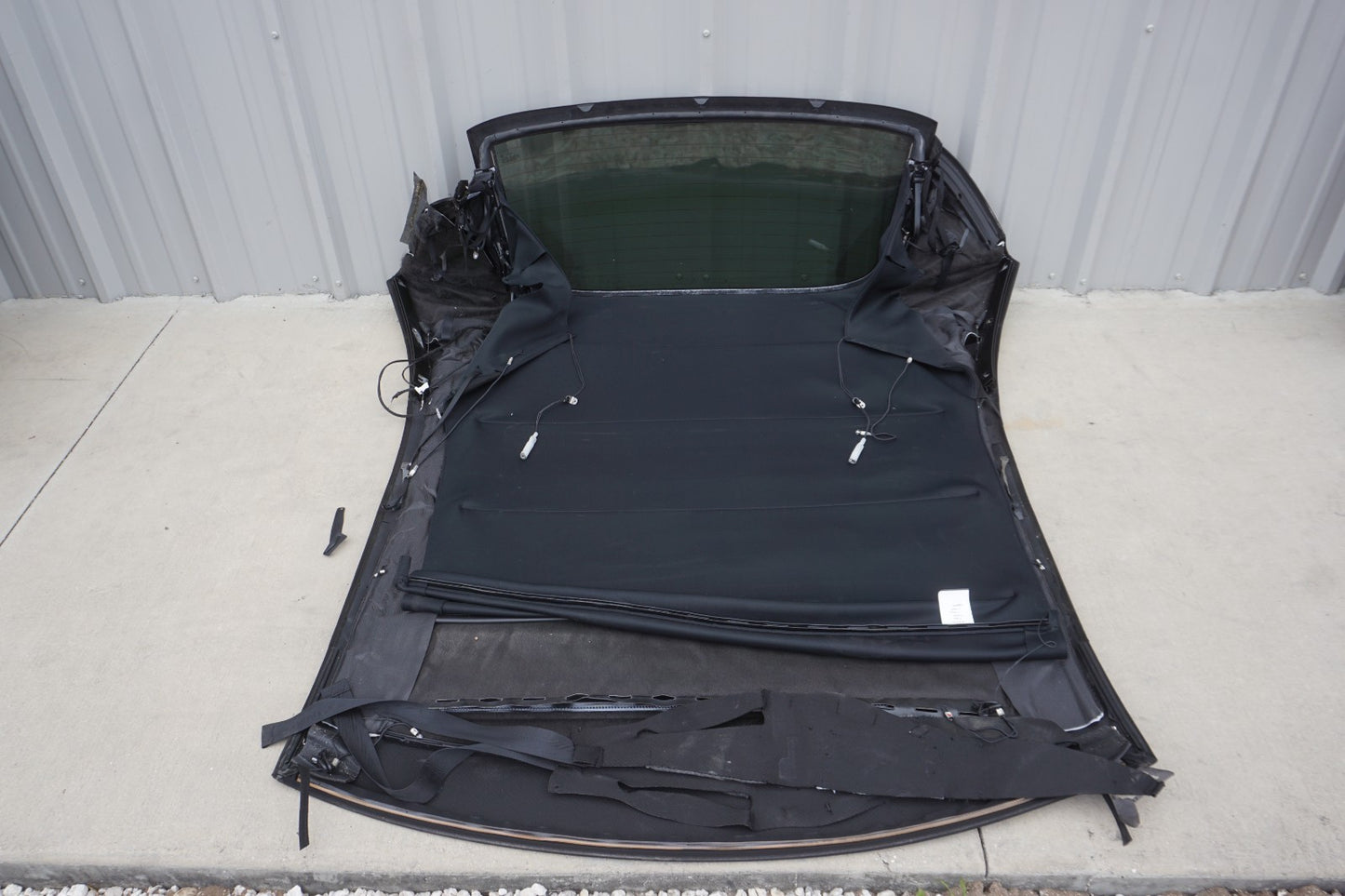 11-17 Mercedes W207 E350 E550 Convertible Soft Top Roof Black 2077700082 OEM