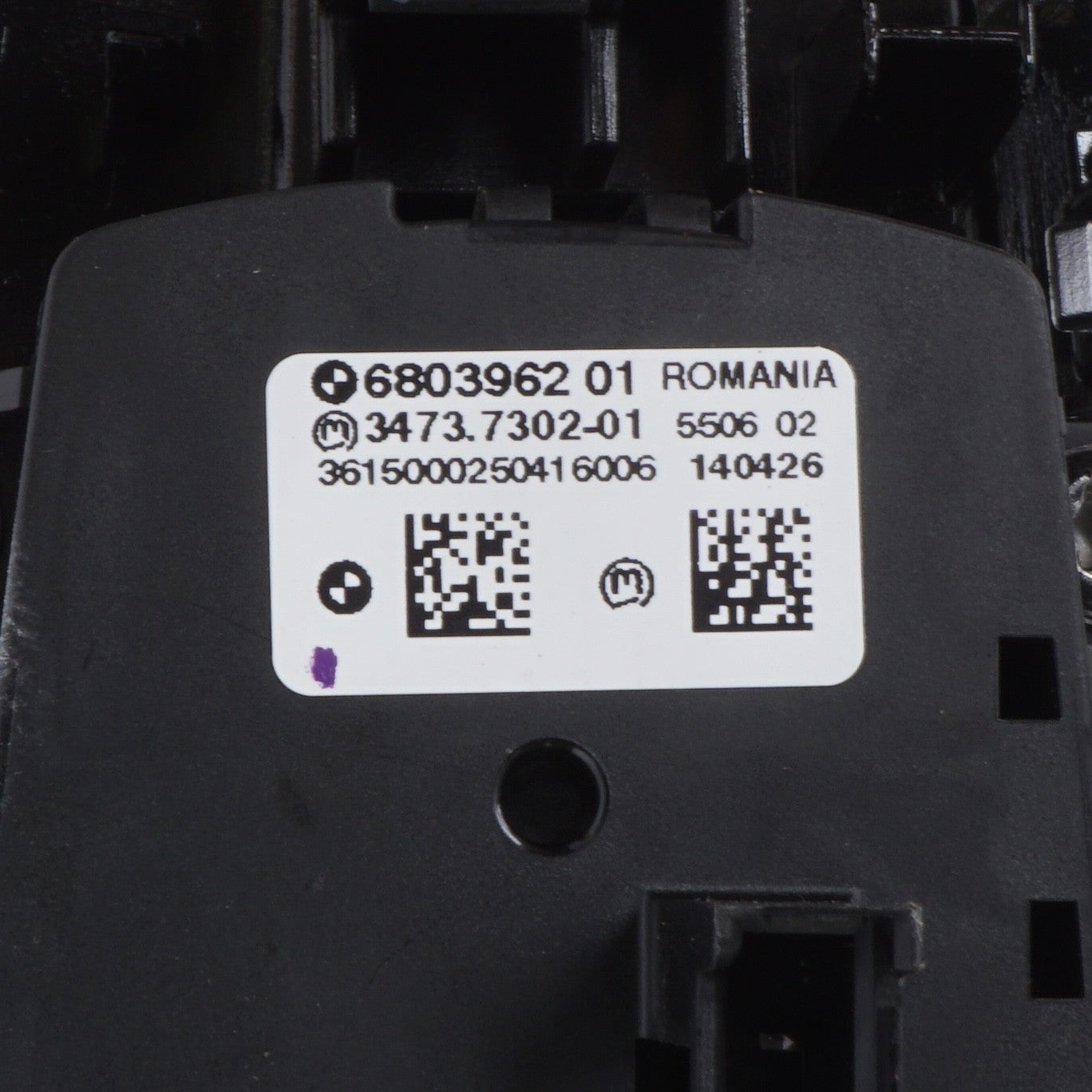 2010-2016 BMW F13 F10 F06 F25 X3 HEADLIGHT / FOG LIGHT SWITCH 6803962 02 OEM