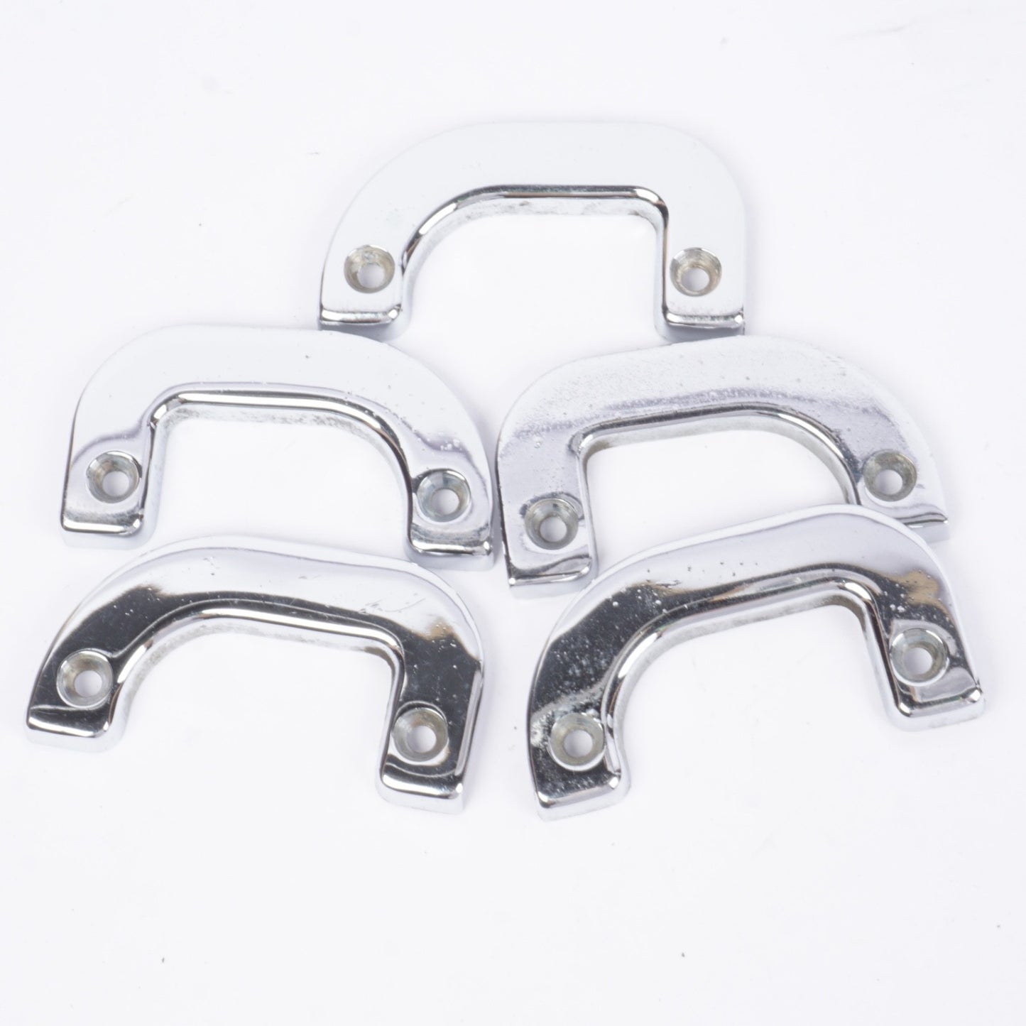 Mercedes Benz W110 W111 Fintail Right Left Front Rear Door Latch Chrome Trim SET