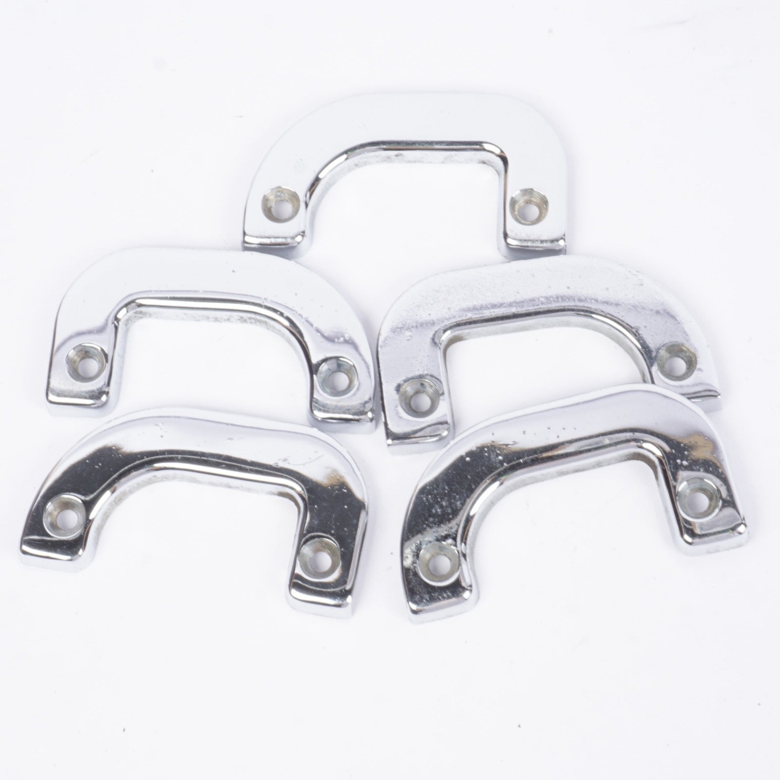 Mercedes Benz W110 W111 Fintail Right Left Front Rear Door Latch Chrome Trim SET