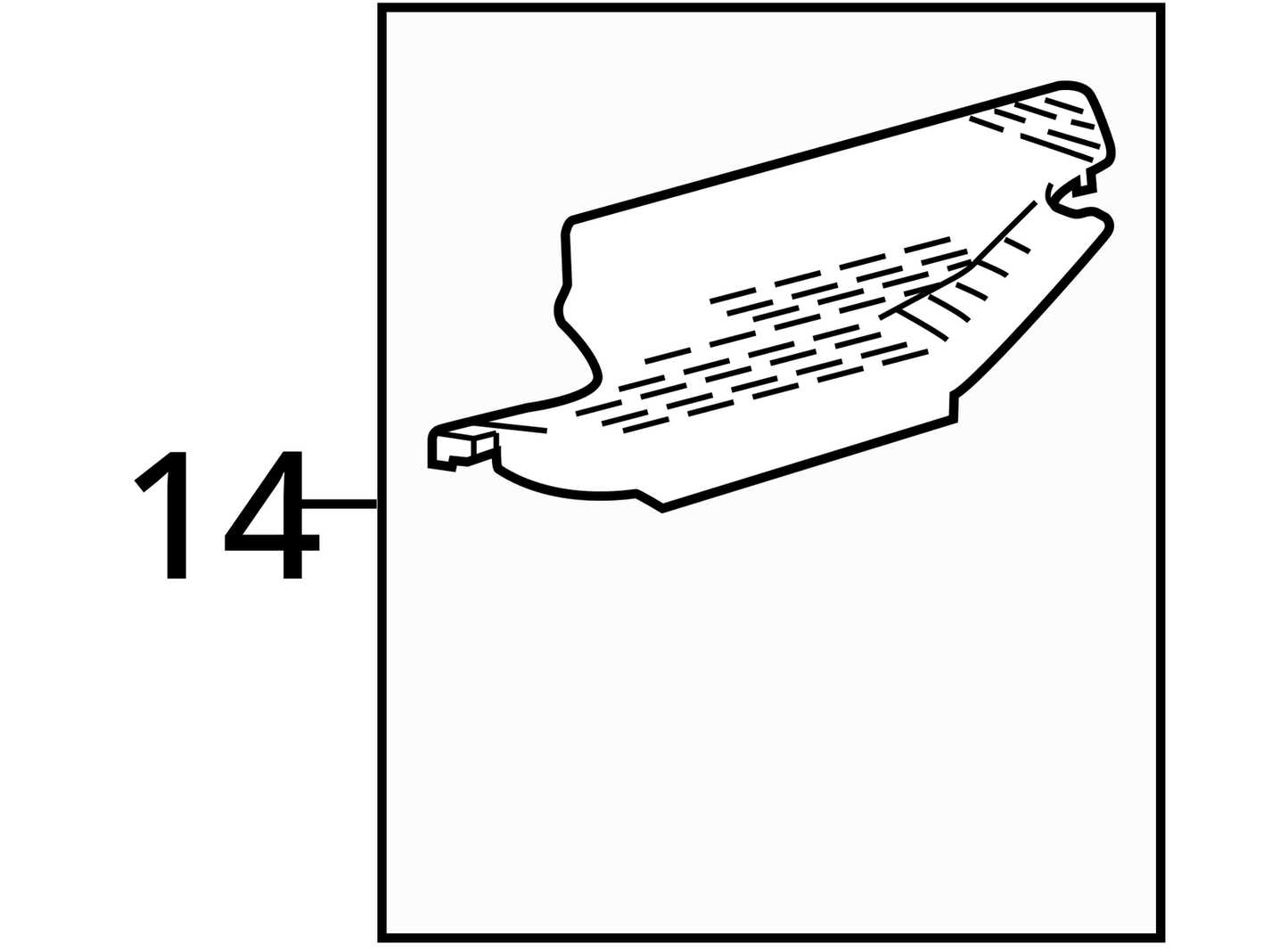 2014 - 2019 Genuine Toyota Highlander Scuff Plate 67918-0E050