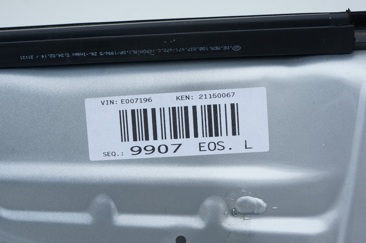 2007 - 2016 VOLKSWAGEN EOS FRONT DOOR SHELL PASSENGER RIGHT OEM