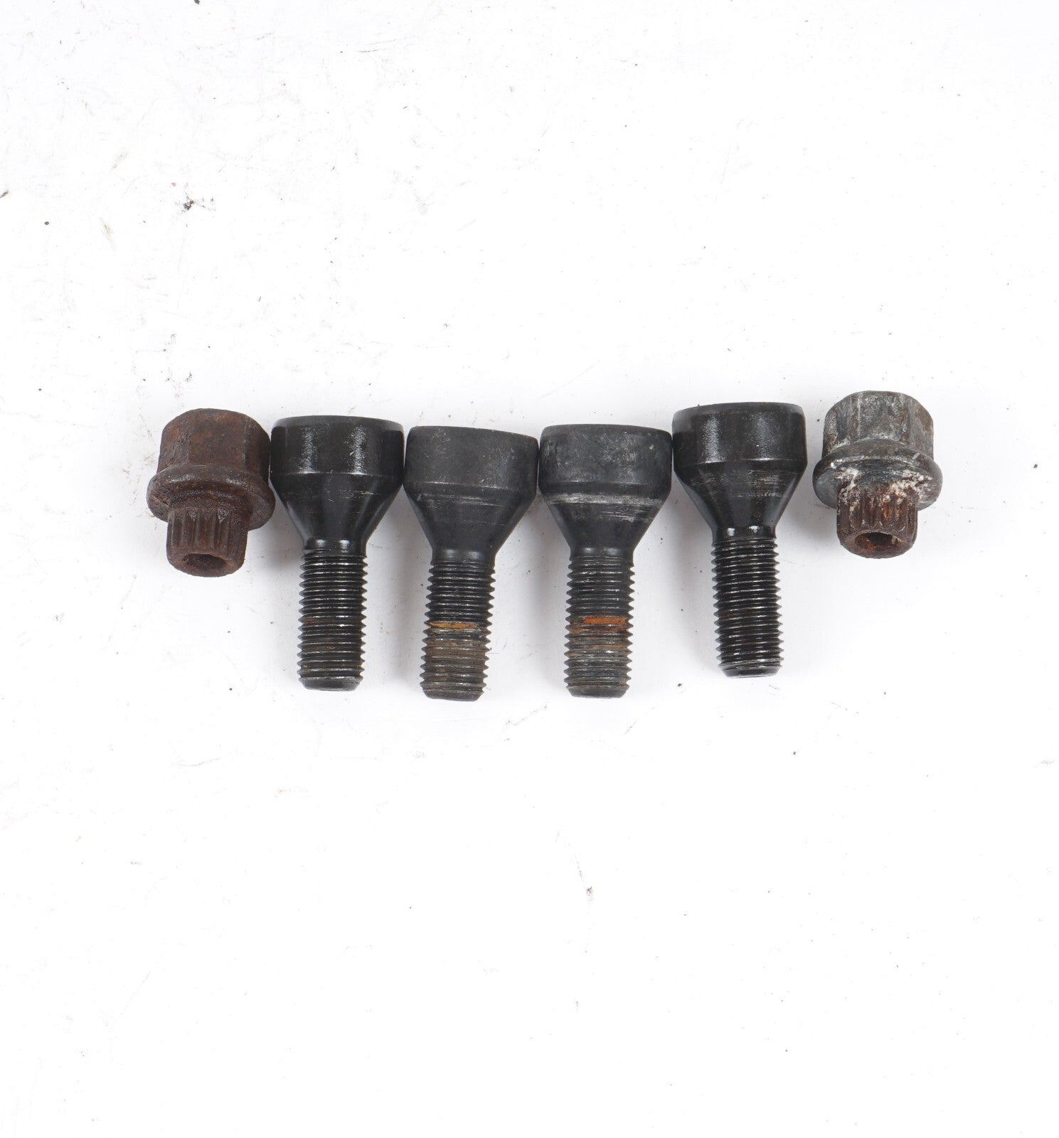W221 W222 W166 W167 W204 W216 W213 WHEEL LUG NUT W/ LOCK KEY SET of 6 OEM