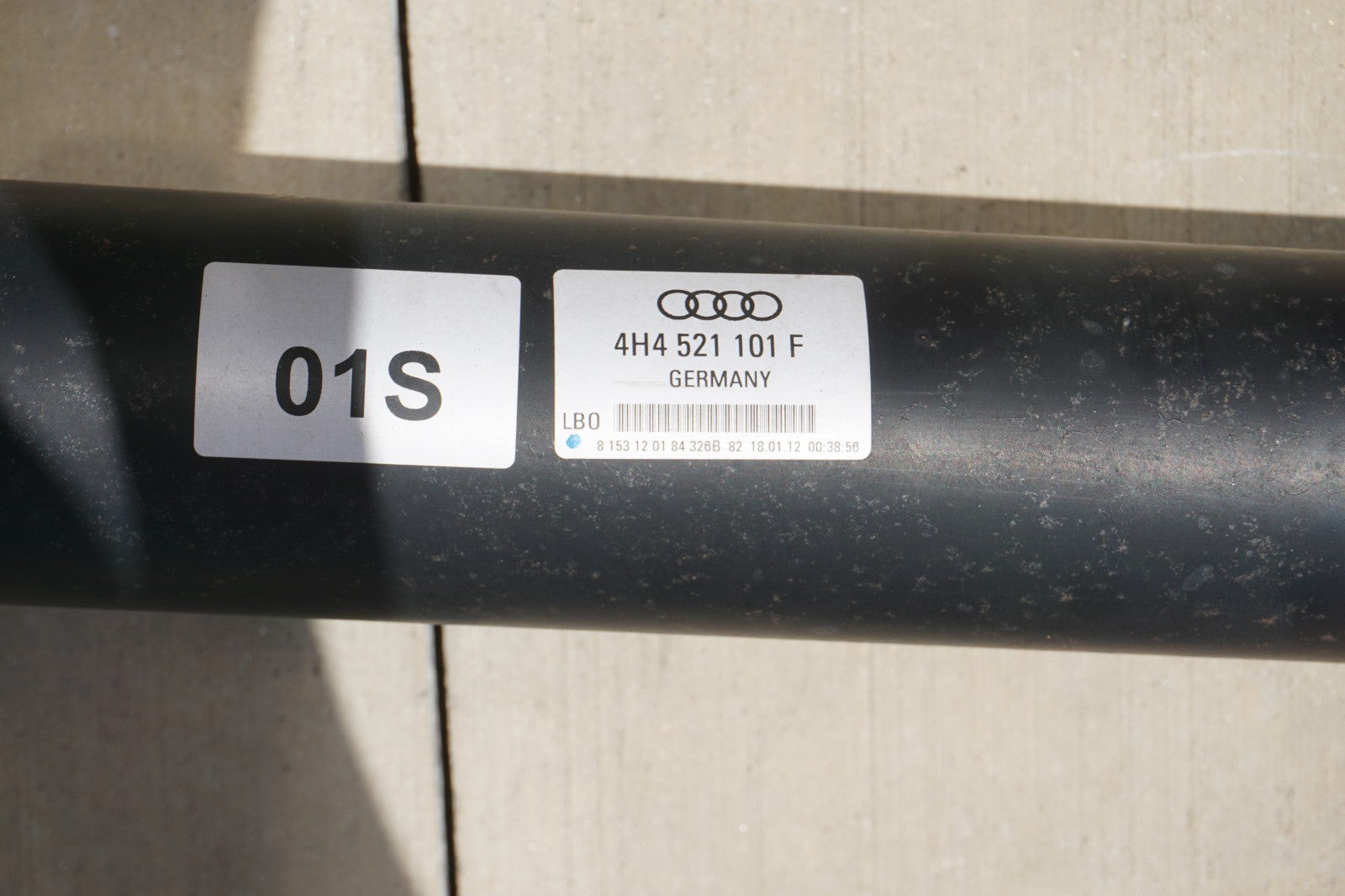2011 - 2018 Audi A8 Quattro Rear Driveshaft Assembly OEM
