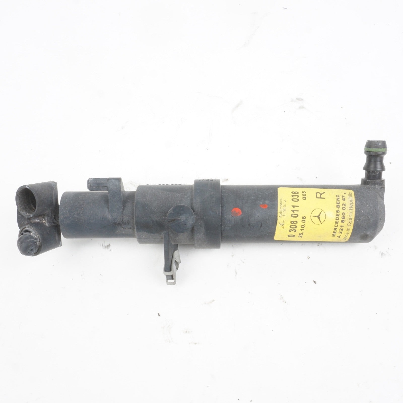 07-13 Mercedes W221 S400 S550 Right Side Headlight Washer Nozzle Pump OEM