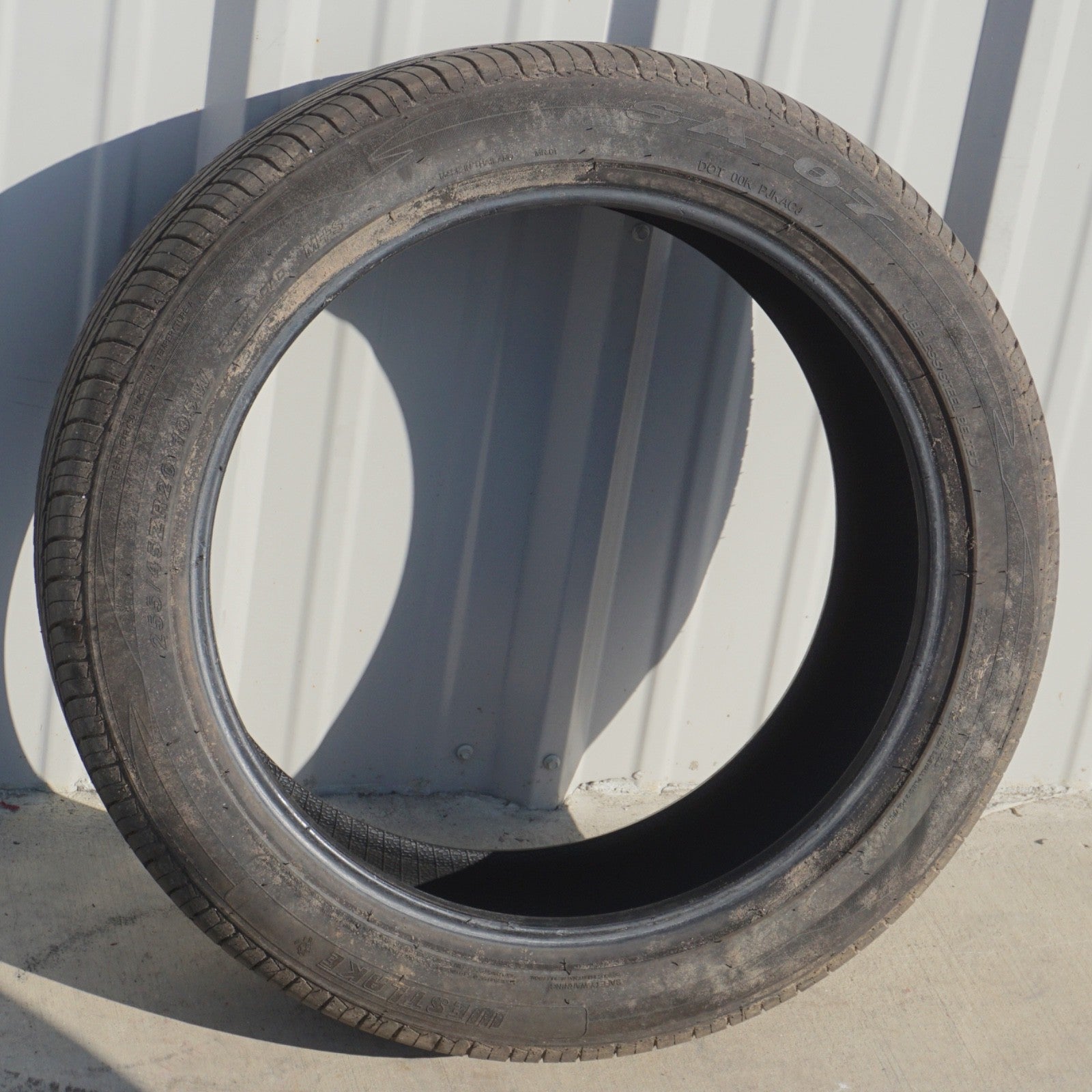 Tire Westlake SA-07 255/35ZR20 255/35R20 - USED - 9/32"