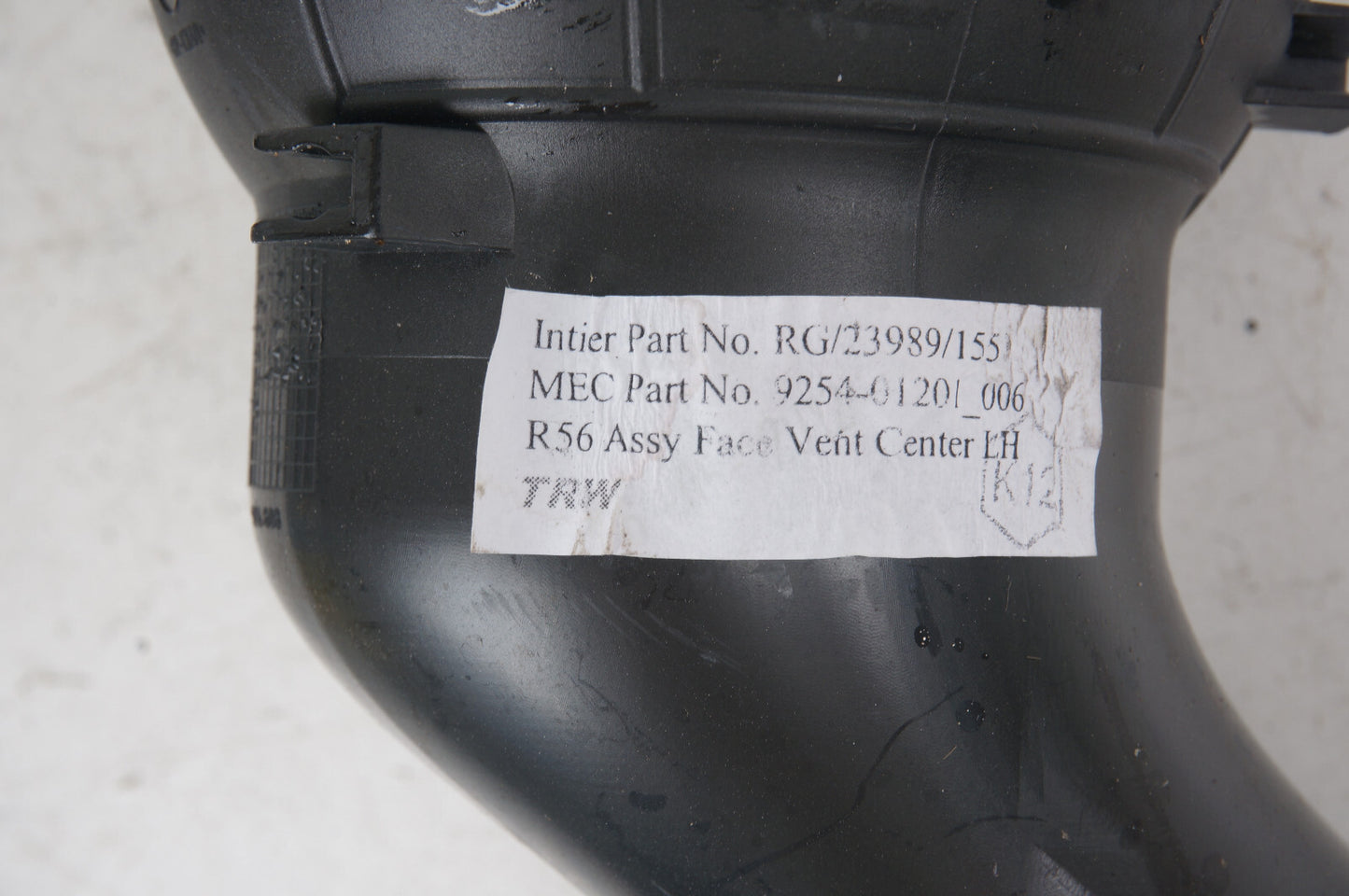 07 08 09 10 Mini Cooper DASH AC HEAT AIR VENT CENTER LEFT DRIVER SIDE OEM