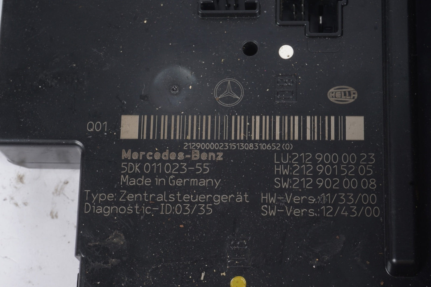 11-17 Mercedes W207 E350 Convertible Rear Fuse Relay Box SAM Assembly OEM