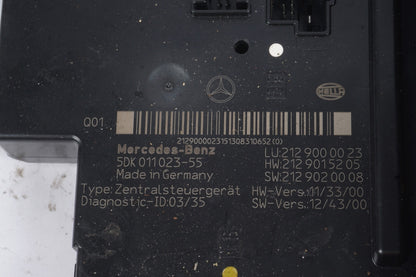 11-17 Mercedes W207 E350 Convertible Rear Fuse Relay Box SAM Assembly OEM