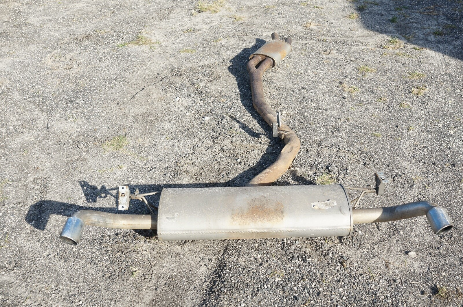 2007 - 2010 Bmw X5 E70 3.0L Exhaust Muffler Silencer Tail System Pipe Rear Oem