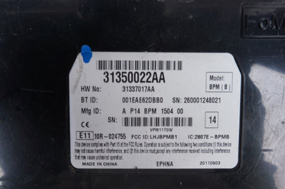 11 12 13 Volvo C70 Telephone Control Module 31350022AA