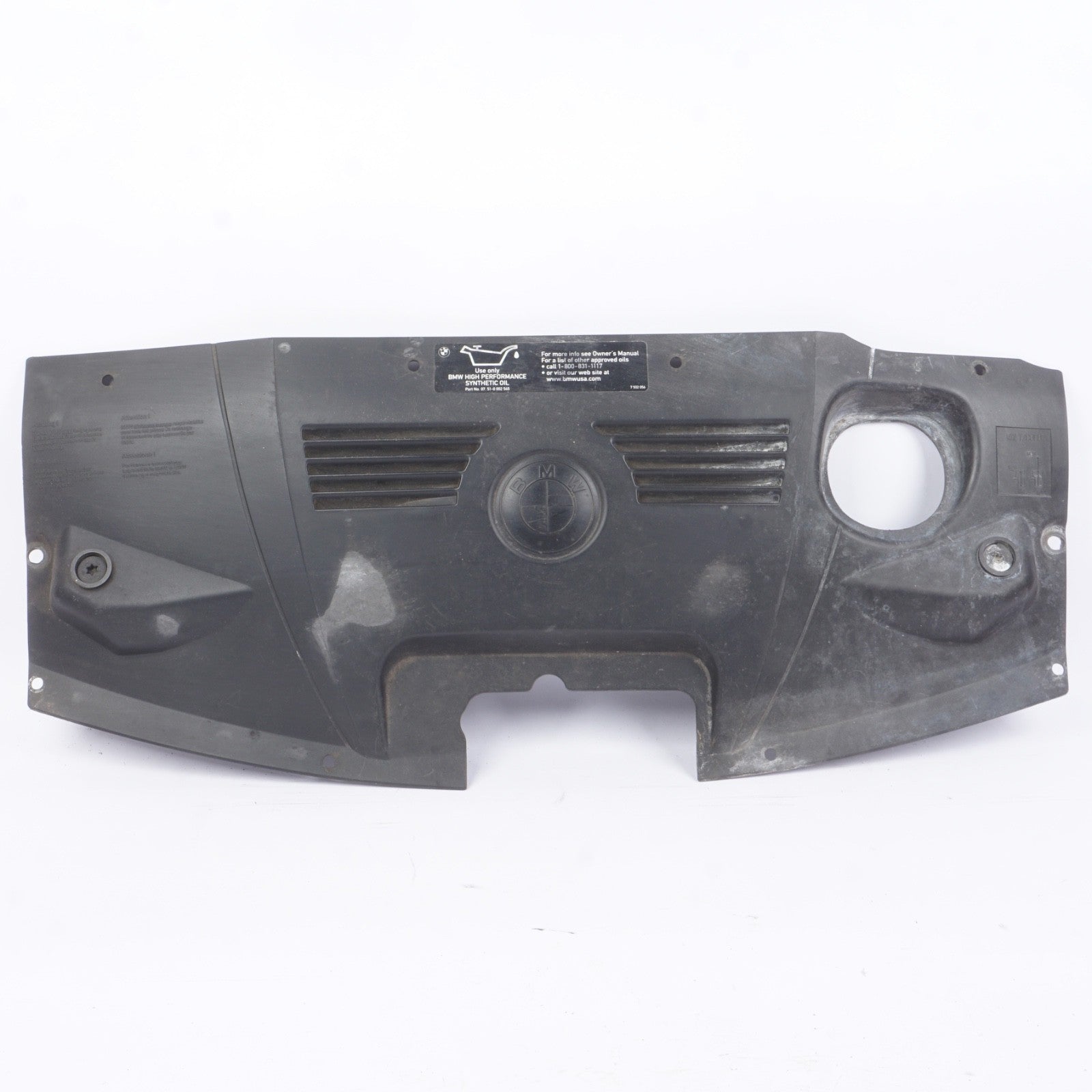 03-08 BMW Z4 E85 E86 Engine Motor Radiator Air Intake Duct Cover 7062811 OEM