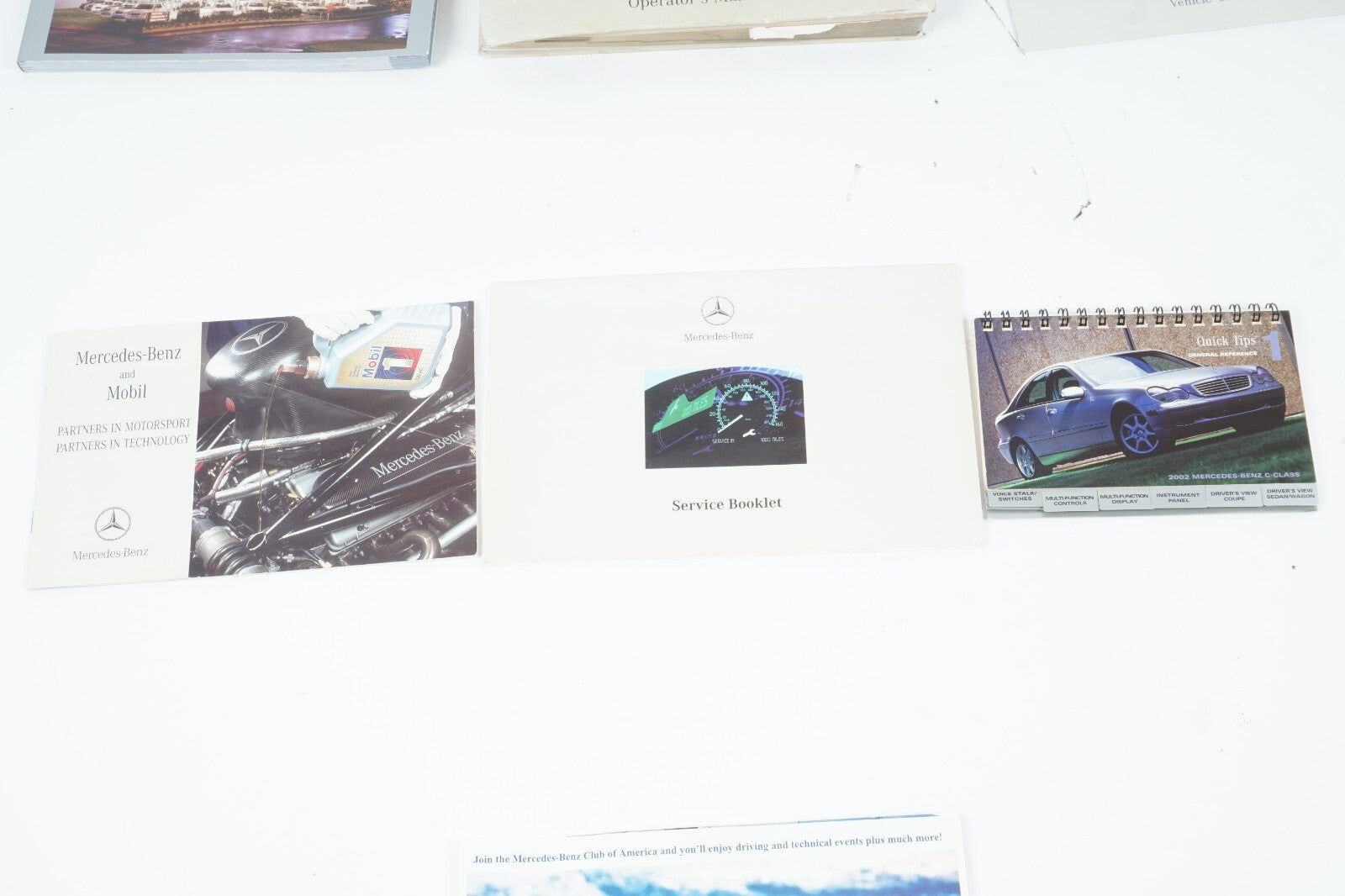 MERCEDES-BANZ C-CLASS OWNER'S MANUAL BOOK W/ CASE OEM
