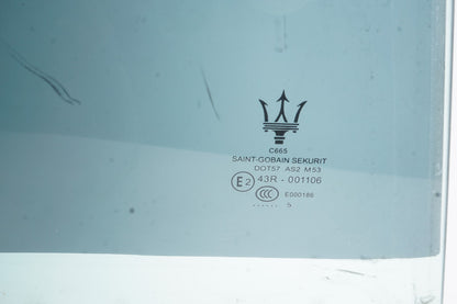 2014 - 2024 Maserati Ghibli Rear Right Passenger Side Door Window Glass OEM