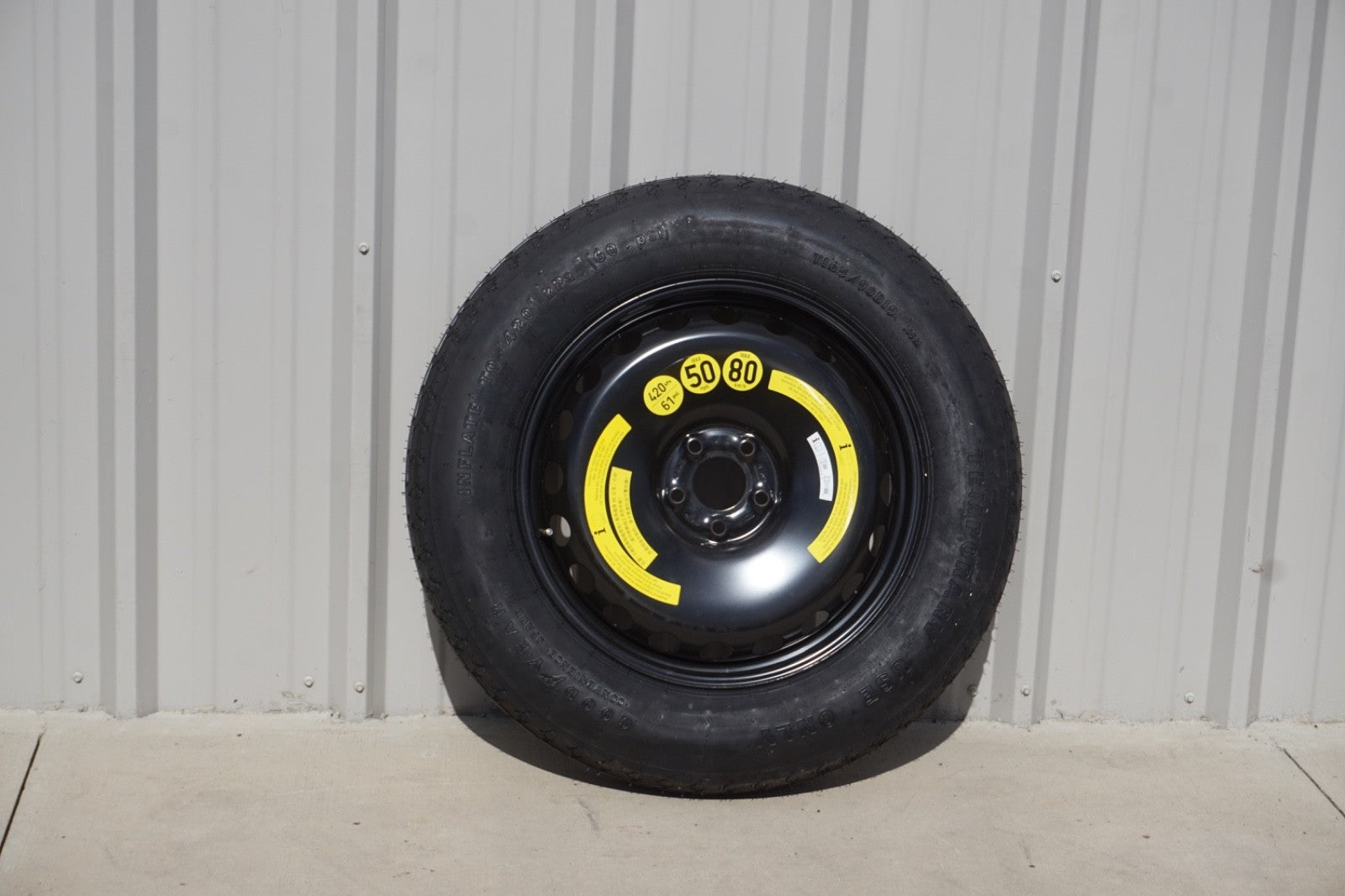 2013 - 2019 Mercedes GL450 Emergency Spare Tire Wheel Donut Rim T165/90 D19 OEM