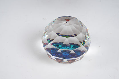 Swarovski Crystal Vitrail Medium Round Paperweight Rainbow