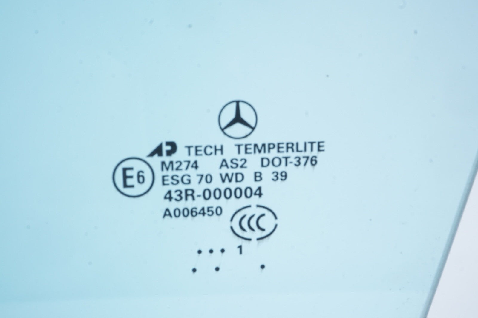 2006-2011 MERCEDES-BENZ ML350 ML450 - Front LEFT DOOR Window Glass 1647250910