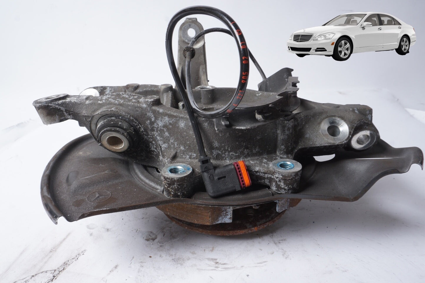 07-14 Mercedes W216 CL550 S550 Rear Right Wheel Carrier Spindle Knuckle Hub 56k