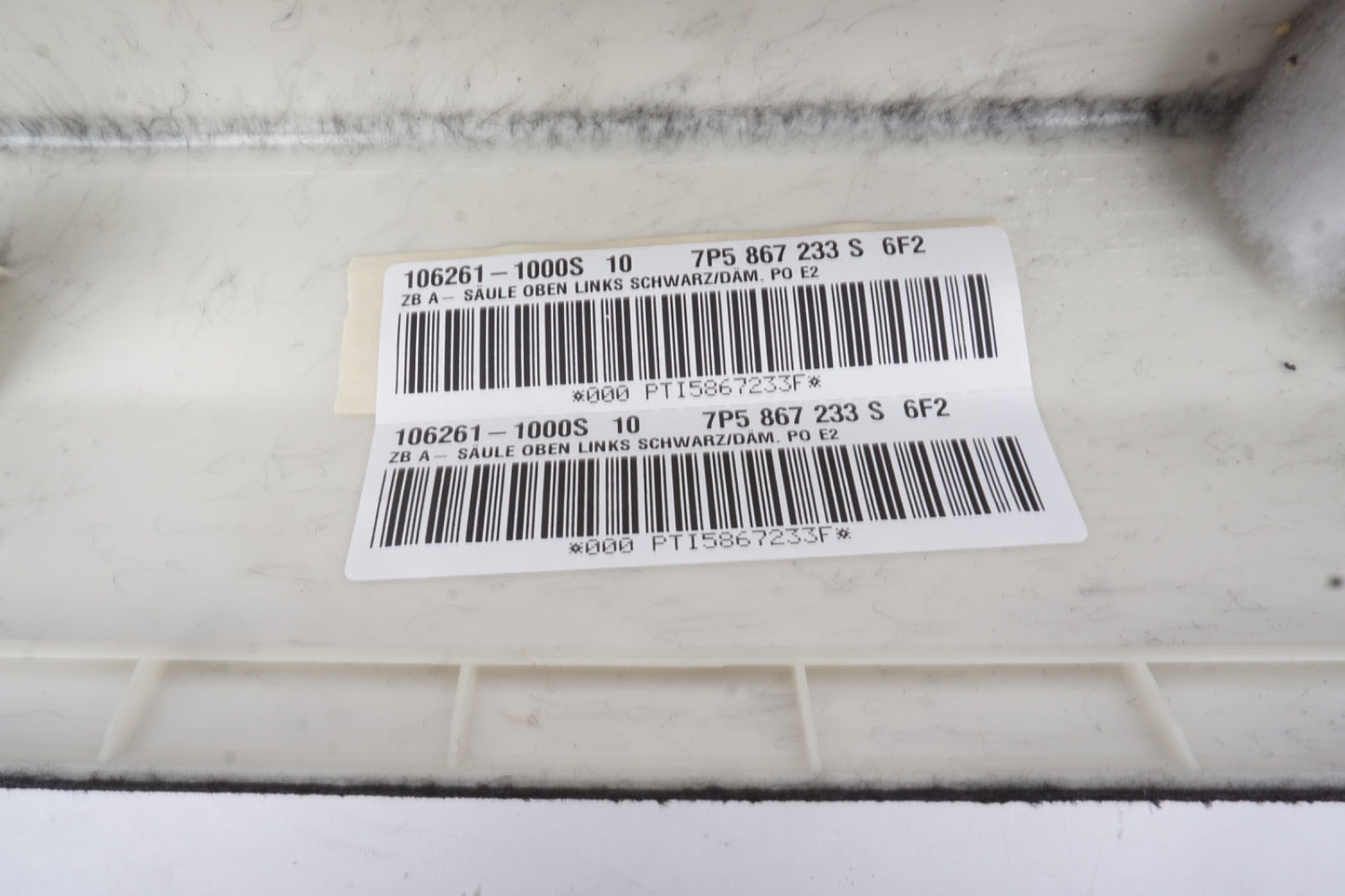 11-18 Porsche Cayenne 958 OEM Front Left & Right Upper A Pillar Trim Panel