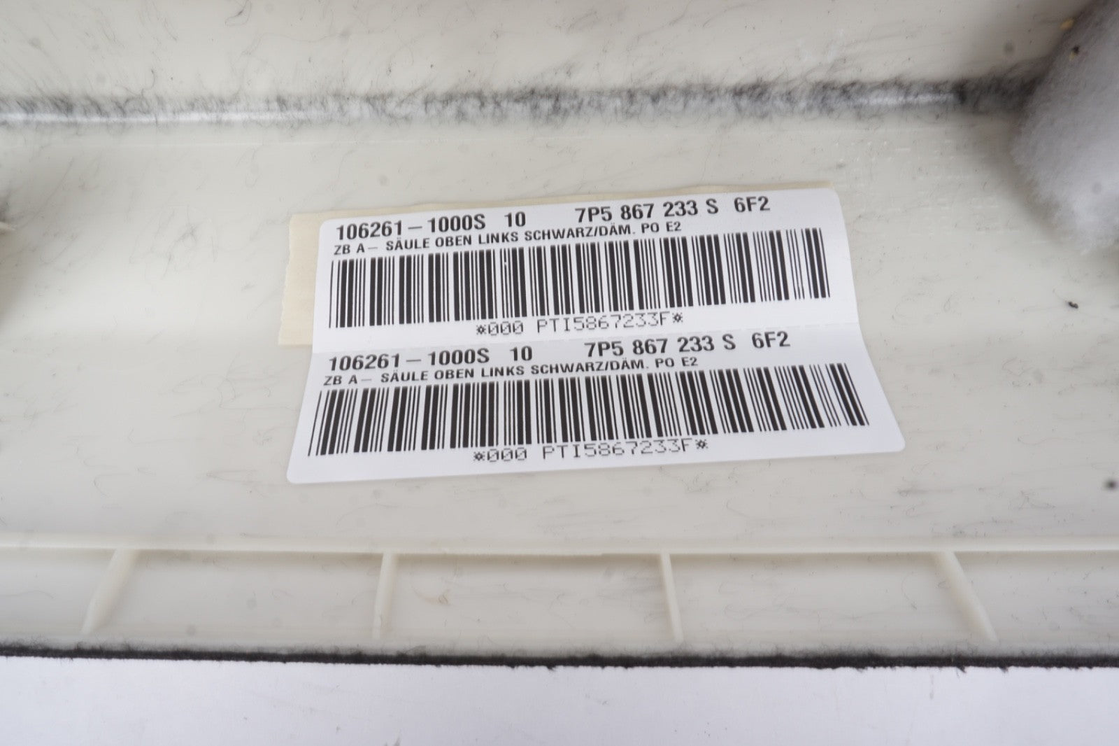 11-18 Porsche Cayenne 958 OEM Front Left & Right Upper A Pillar Trim Panel