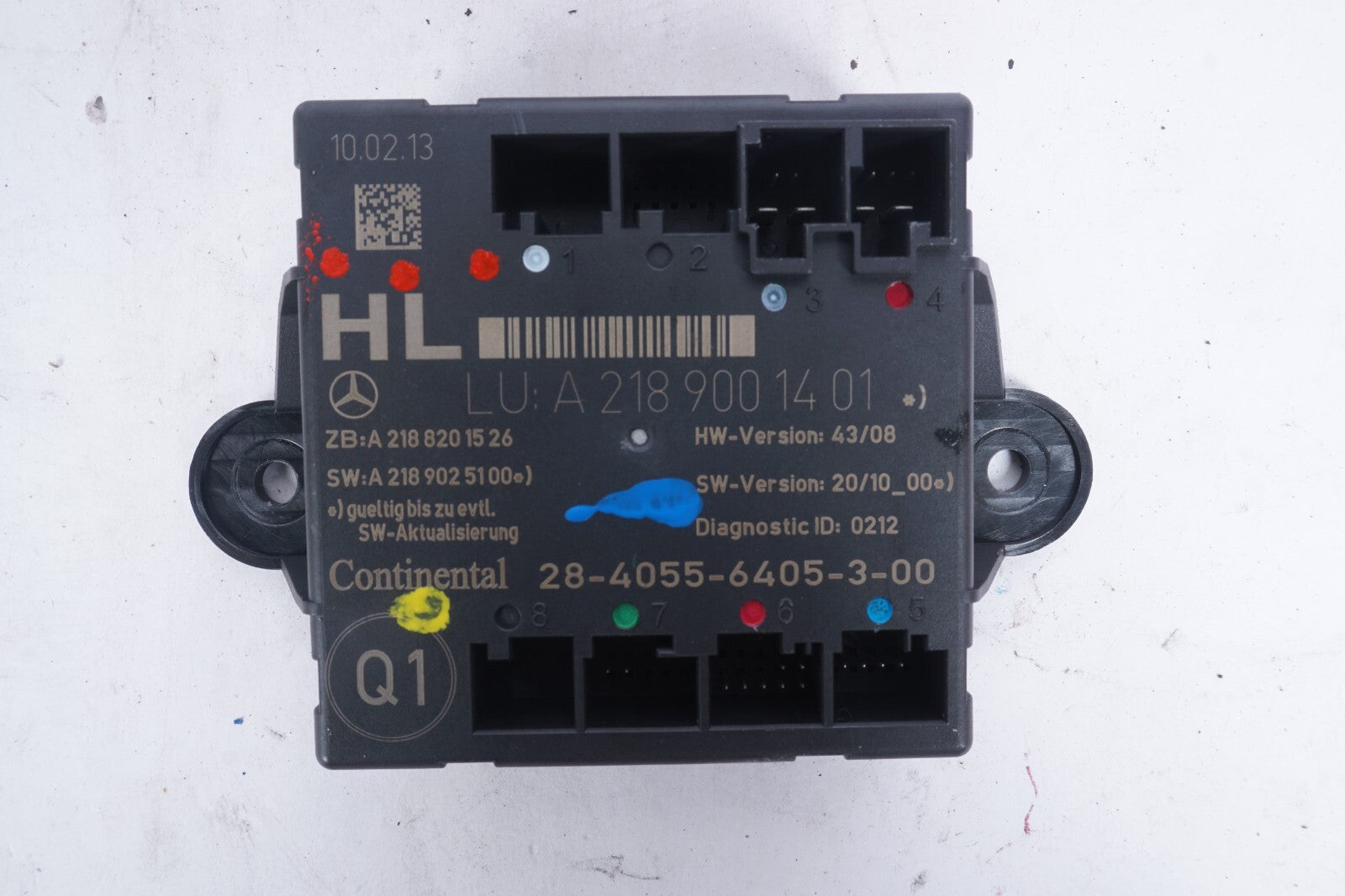 08-14 Mercedes W204 C250 C300 C350 Rear Left & Right Door Control Module OEM