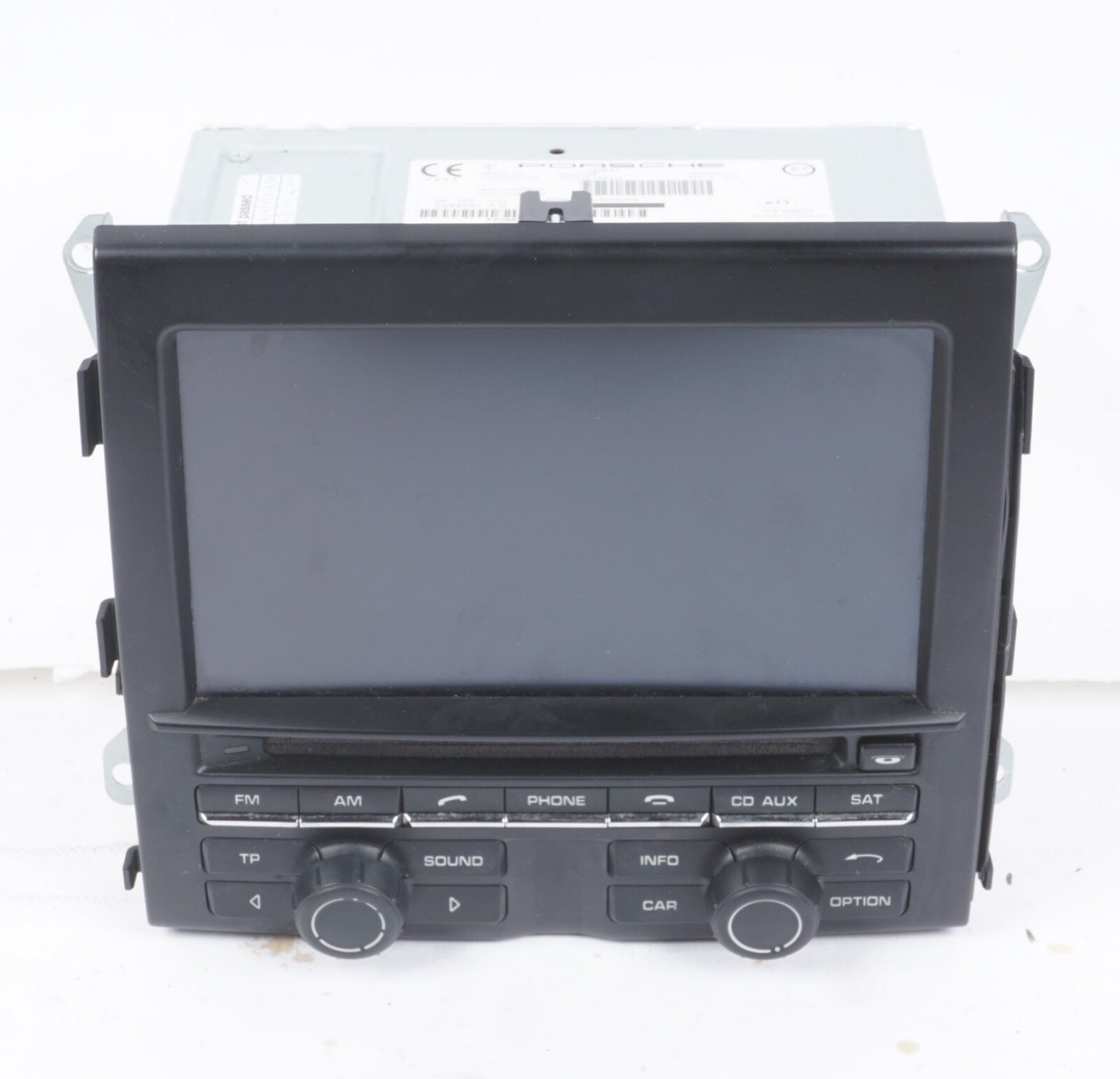 11-14 Porsche Cayenne S 958 Navigation GPS Radio CD Player Display Assembly OEM