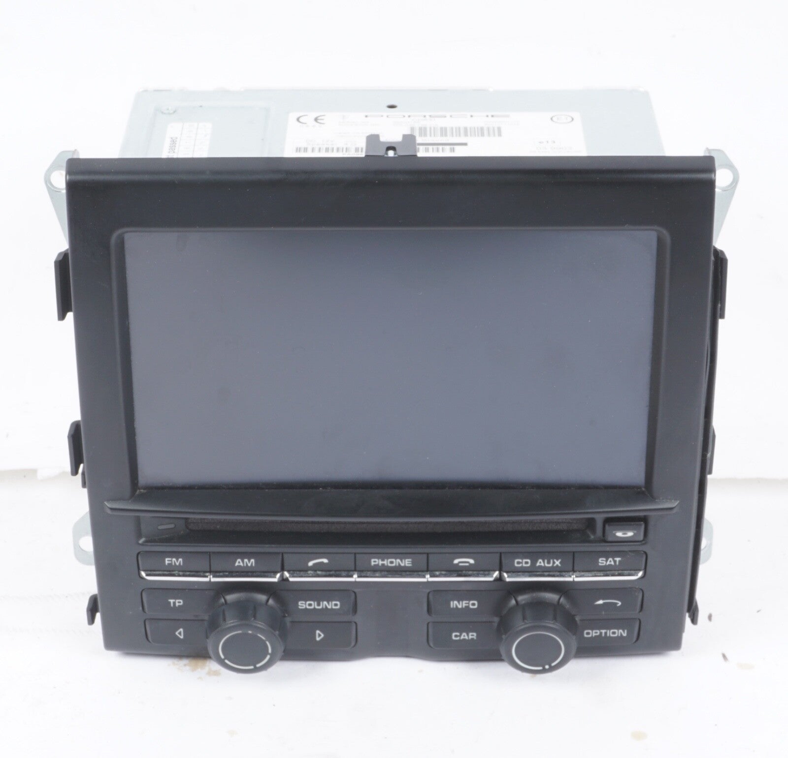 11-14 Porsche Cayenne S 958 Navigation GPS Radio CD Player Display Assembly OEM