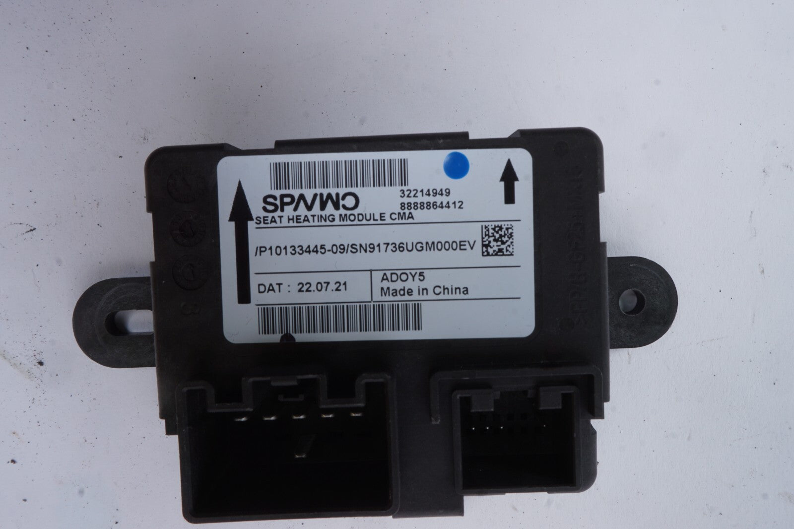 2021 - 2023 Polestar 2 Heated Seat Module Rear 32214949  OEM