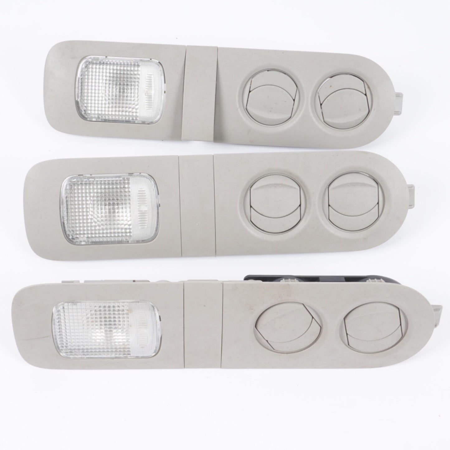 2011 - 2017 HONDA ODYSSEY REAR A/C AIR VENTS W/ DOME LIGHTS SET OF 3 OEM
