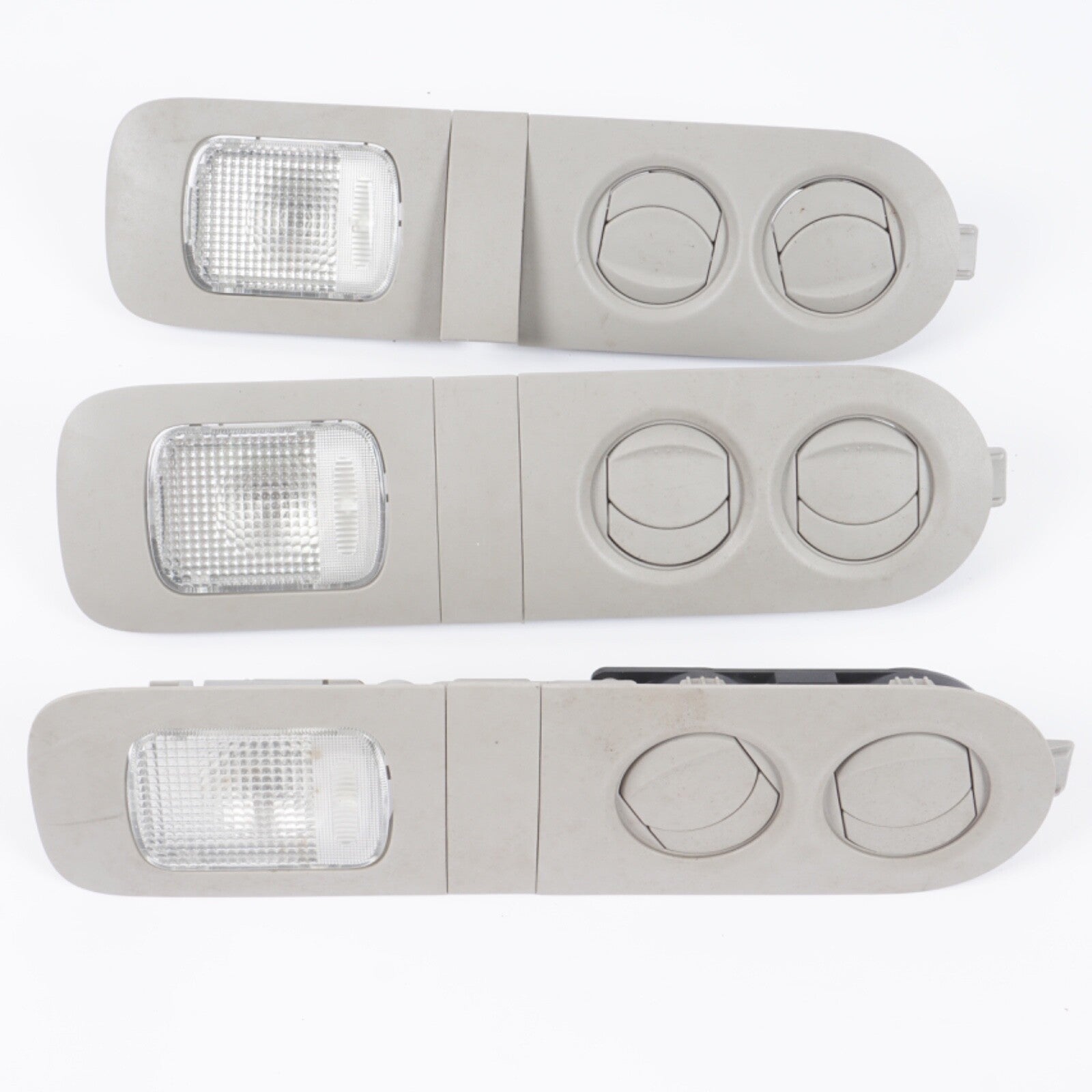 2011 - 2017 HONDA ODYSSEY REAR A/C AIR VENTS W/ DOME LIGHTS SET OF 3 OEM