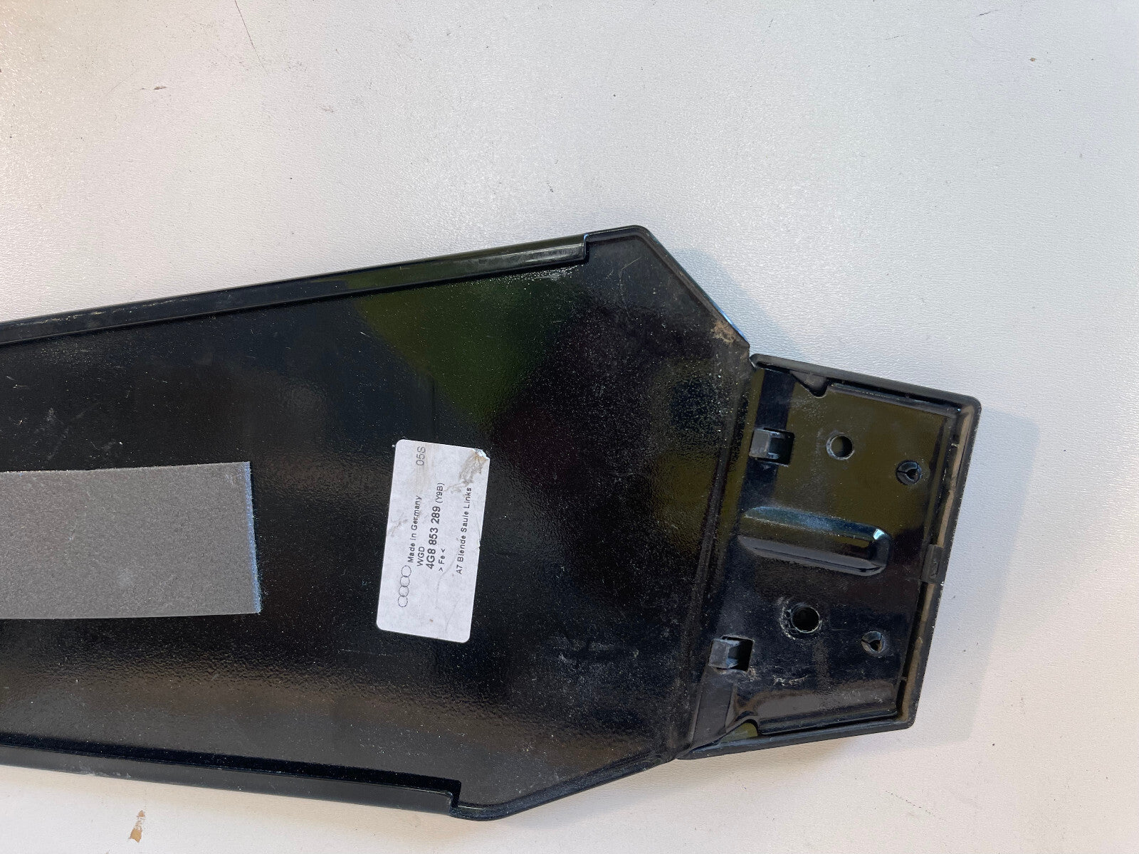 12 - 17 AUDI A7 REAR LEFT DRIVER SIDE B PILLAR DOOR WINDOW APPLIQUE MOLDING OEM