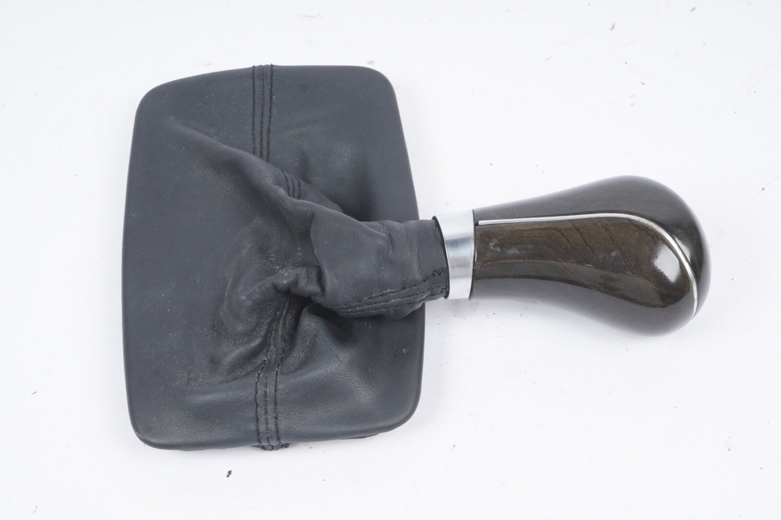 12-15 Mercedes W212 E350 E400 E550 C300 Shift Shifter Knob Boot Cover WOOD OEM