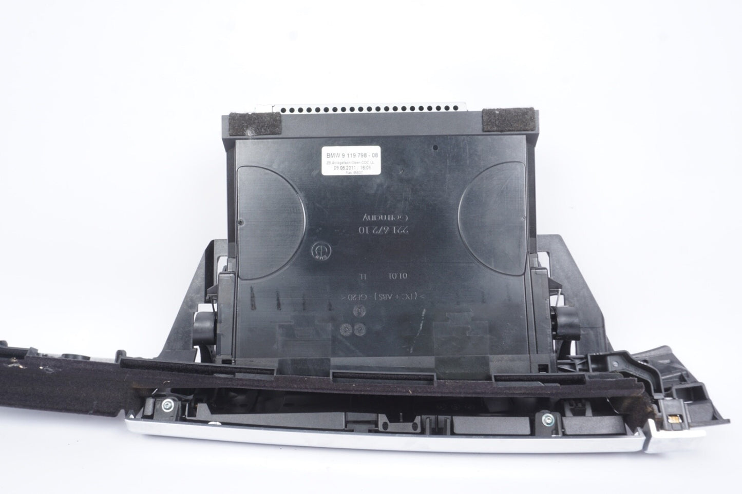 09-15 BMW F02 750i Front Right Passenger Side Storage Comp Unit 9119796 OEM