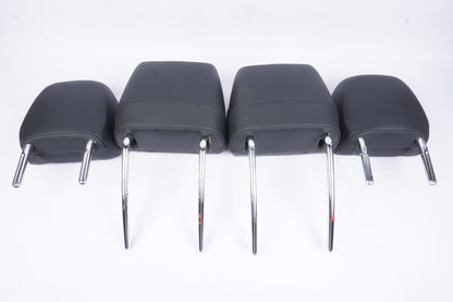 14-17 BMW 428i Left Right Front Rear Seat Black Leather Convertible Head Rest