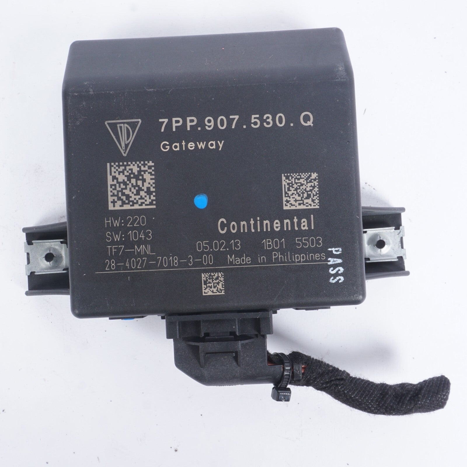 11-18 Porsche Cayenne Gateway Control Module 7PP907560Q OEM