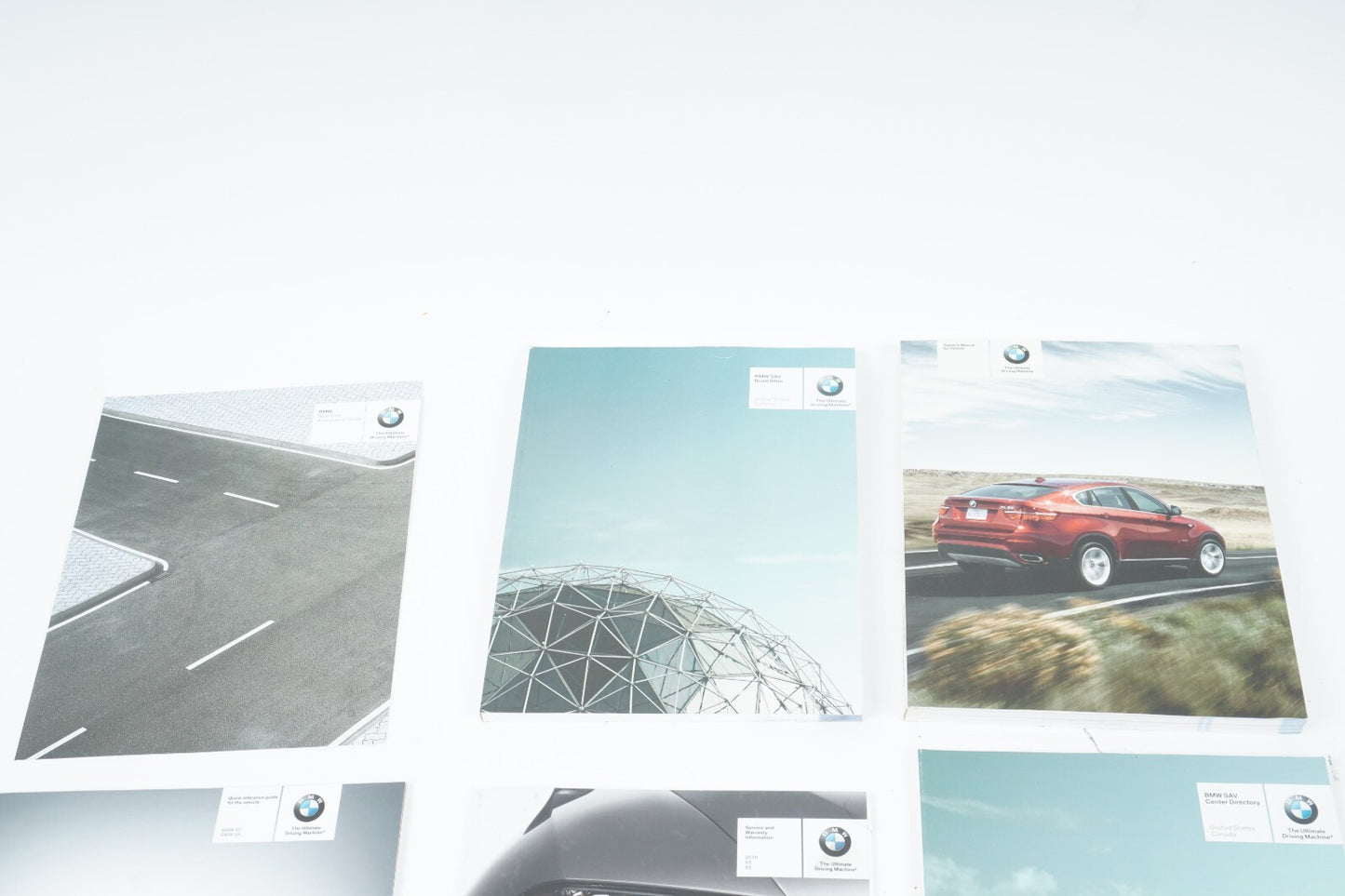 2010 BMW X6 OWNER'S MANUAL BOOK SET OEM