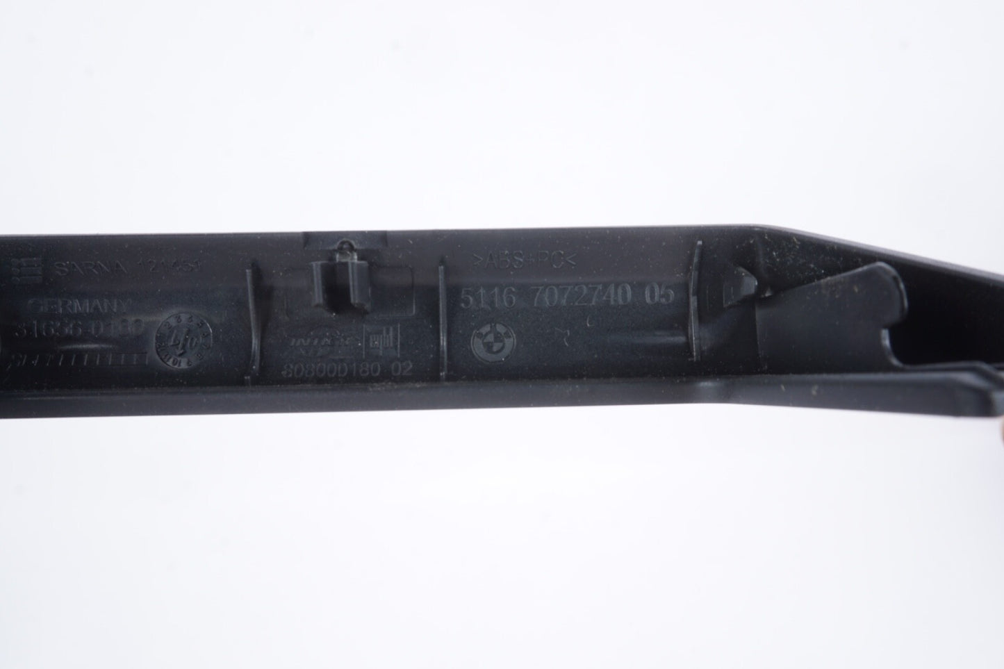 BMW OEM E63 E64 CENTER CONSOLE BLACK ARM REST TRIM SURROUND HINGE 51167072740