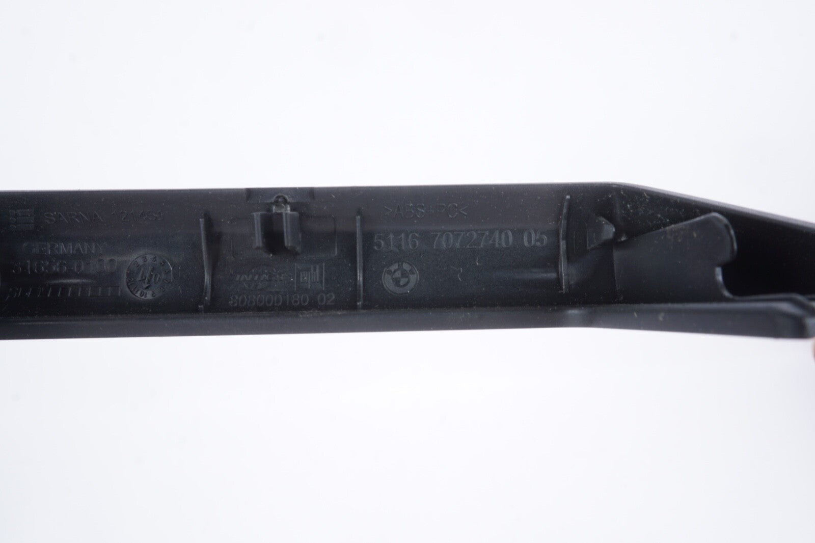 BMW OEM E63 E64 CENTER CONSOLE BLACK ARM REST TRIM SURROUND HINGE 51167072740