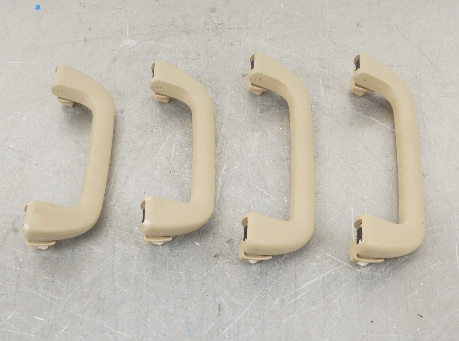 07-13 W221 MERCEDES BENZ S550 S600 S63 OVERHEAD ROOF GRAB HANDLE SET OF 4 OEM