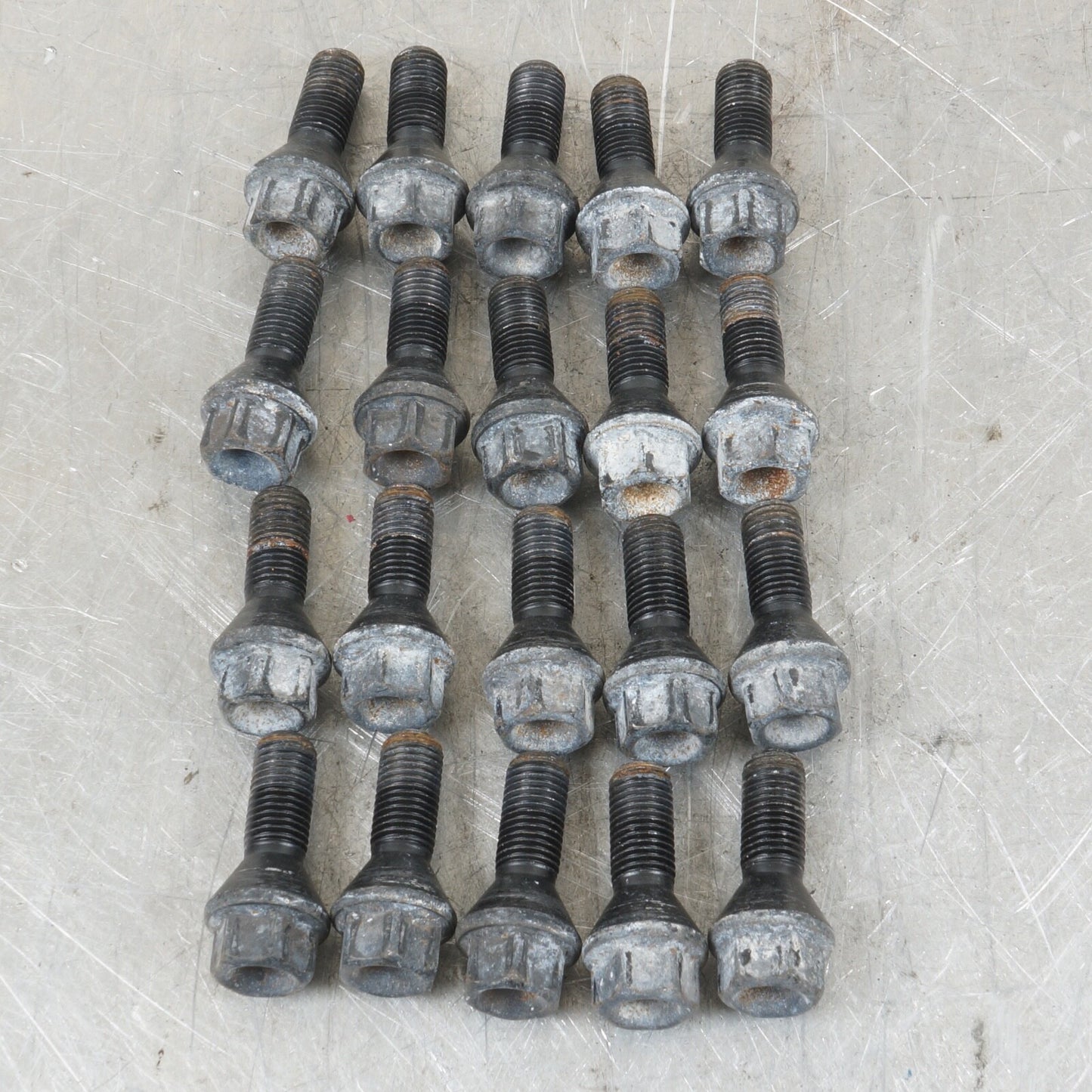 2012 - 2018 BMW F30 330I 328I 320I Set of 20  Wheel Lug Bolts Nuts OEM USED